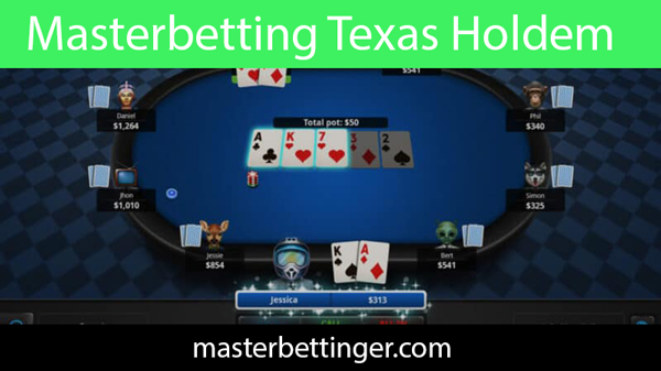 Masterbetting texas holdem poker oyununu da sunmaktadır.